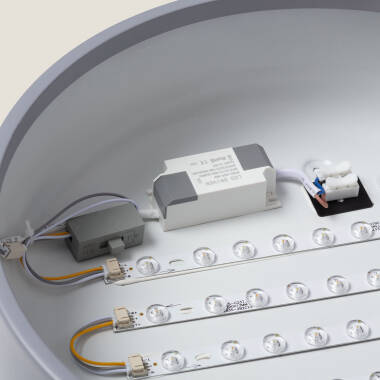 Bild von LED-Deckenleuchte 24W Metall Ø350mm CCT Wählbar Eyelight