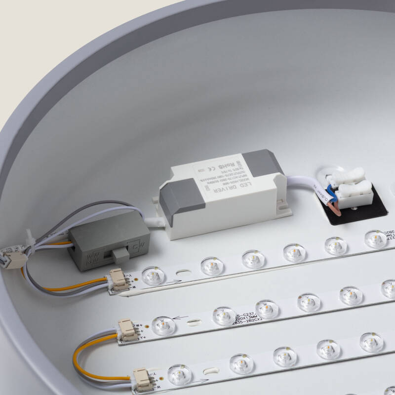 Bild von LED-Deckenleuchte 24W Metall Ø350mm CCT Wählbar Eyelight