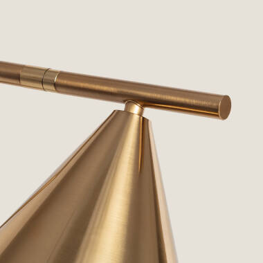 Image of Tinos Marble and Metal Table Lamp ILUZZIA