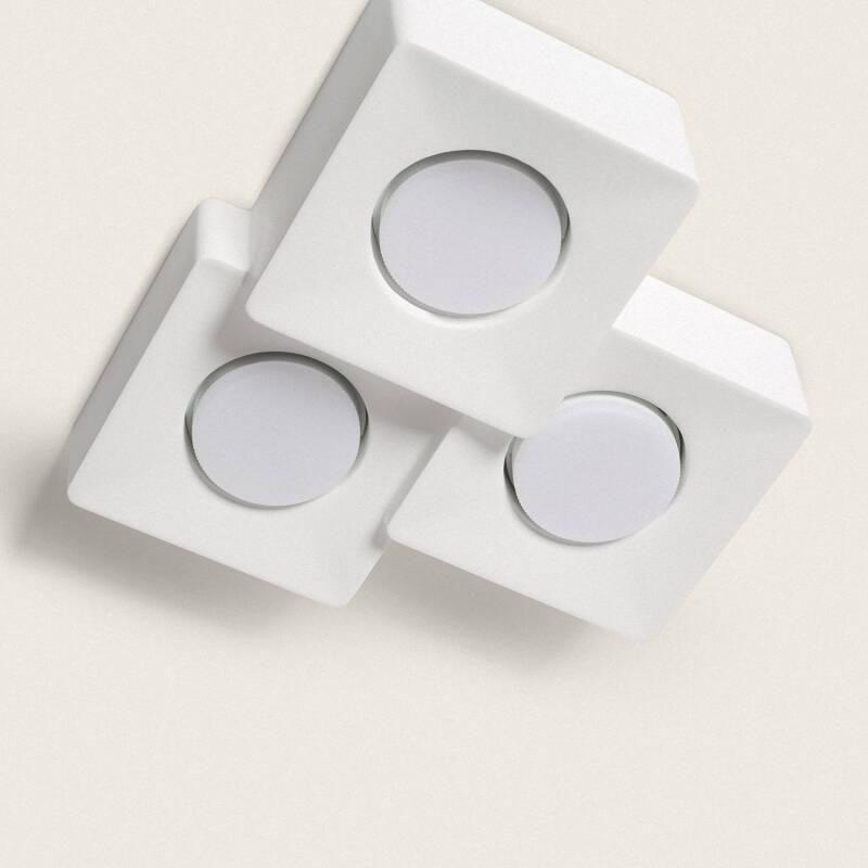Afbeelding van Plafondlamp Gips met 3 Spots  Quman