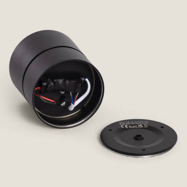 Bild von LED-Wandleuchte 30W aus Aluminium Rund Schwarz New Onuba
