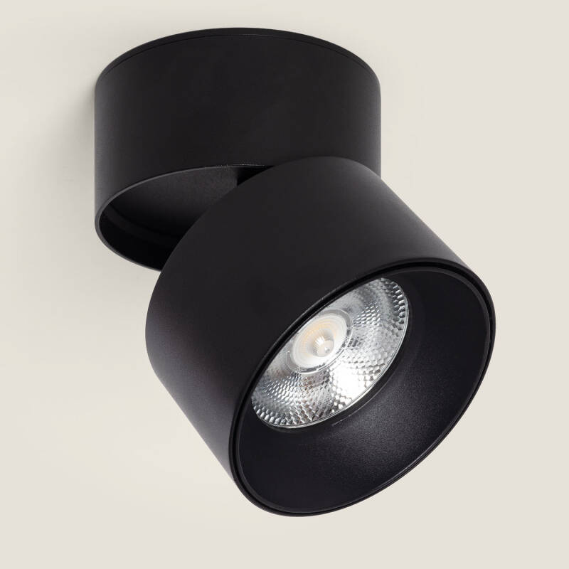 Image of New Onuba Aluminium 30W Black Round LED Ceiling Lamp