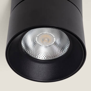 Image of New Onuba Aluminium 30W Black Round LED Ceiling Lamp