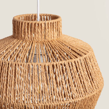 Image of Simara Braided Paper Pendant Lamp 