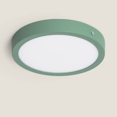 Plafondlamp LED 18W Rond Aluminium Ø210 mm Slim CCT Selecteerbaar Galán Switch Dimm