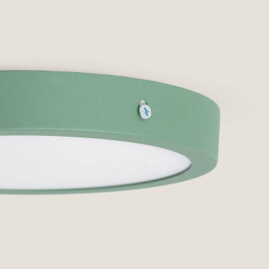 Afbeelding van Plafondlamp LED 18W Rond Aluminium Ø210 mm Slim CCT Selecteerbaar Galán Switch Dimm