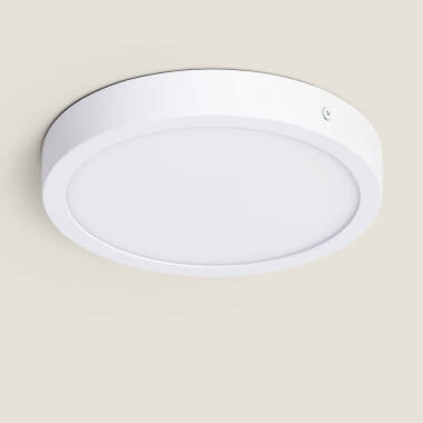 18W Galan Aluminium Selectable CCT SwitchDimm Slim Round LED Surface Lamp Ø210 mm