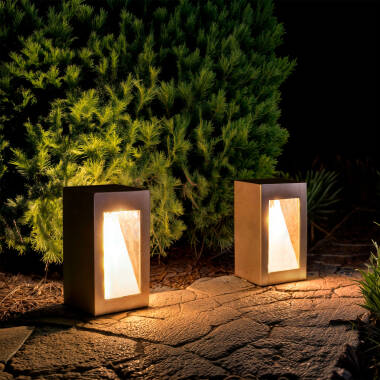 Image de Balise Extérieure LED Dimmable 6W Ciment Lumixa