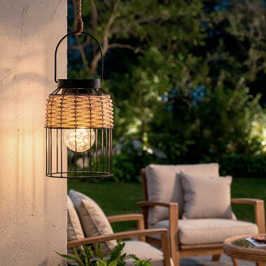 Image of Vico Outdoor Solar LED Pendant Lamp