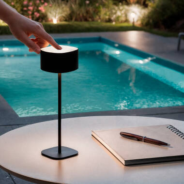 Image of Mounka 2W Portable Metal LED Table Lamp with USB Rechargeable Battery