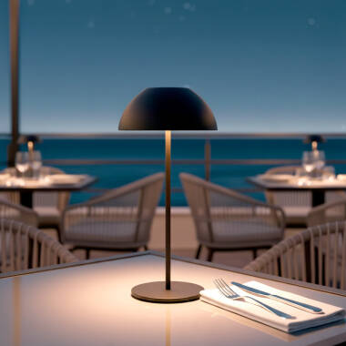 LED Tafellamp Outdoor met oplaadbare USB-batterij, Metal Mugla