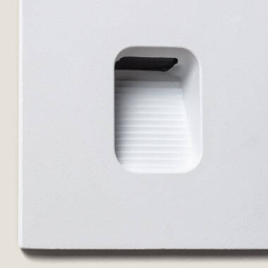 Immagine di Segnapasso da Esterno LED 2W da Incasso a Parete Quadrato Bianco Olite Immagine di Segnapasso da Esterno LED 2W da Incasso a Parete Quadrato Bianco Olite