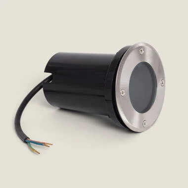 Bild von Bodeneinbaustrahler Aussen Rund Inox für GU10