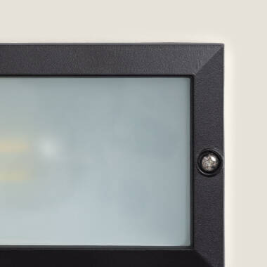 Image of Glass Outdoor Recessed Wall Light for E27 Bulb