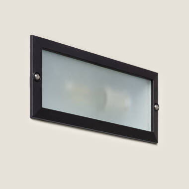 Aluminium Outdoor Recessed Wall Light for E27 Bulb