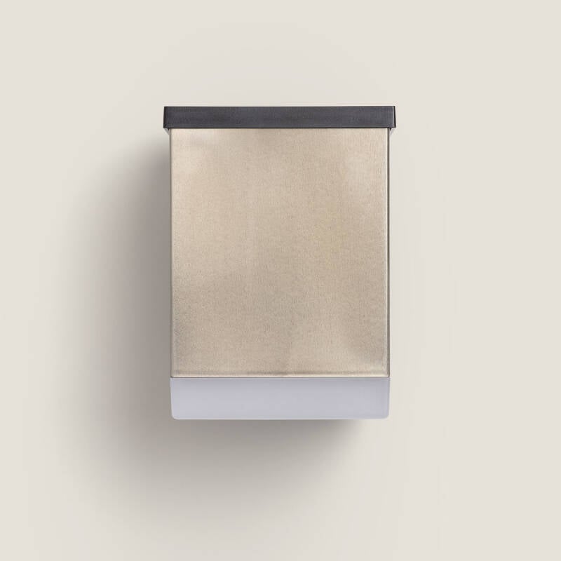 Image de Applique Murale Extérieure Solaire LED en Acier Inoxydable Jafaro