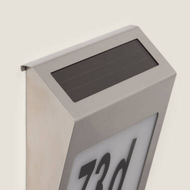 Afbeelding van Wandlamp Outdoor  Solar LED voor Huisnummering Barua