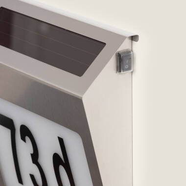 Afbeelding van Wandlamp Outdoor  Solar LED voor Huisnummering Barua