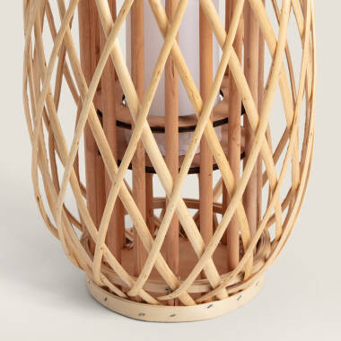 Bild von LED-Tischlampe Rattan Big Alejandría