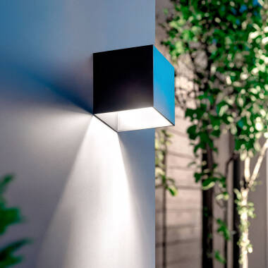 LED-Wandleuchte Aussen Solar 2W mit Bewegungsmelder Radar Eros