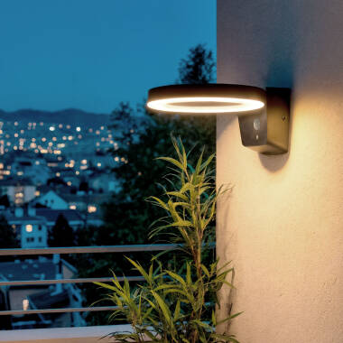 Bild von LED-Wandleuchte Außen Solar 5W Aluminium Aris