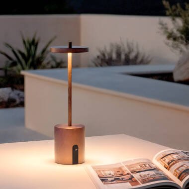 Tafellamp LED Draagbaar Metaal met Oplaadbare USB-batterij Jawania