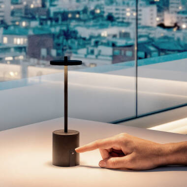 Lampe à Poser LED Portable Extérieure Métal avec Batterie Rechargeable Jawania