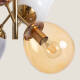 Image de Suspension Métal et Verre Papallona