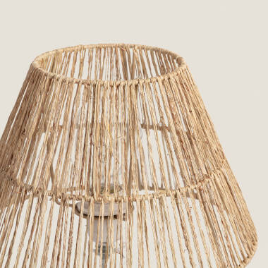 Obrázek Stolní Lampa z Juty a Skla Aurora