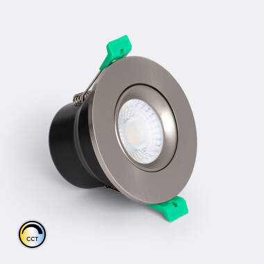 Design 5W-8W Dimmable Fire-Rated Solid Adjustable LED Downlight Ø65mm Cut Out IP65