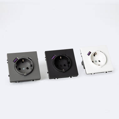 Wand Contactdoos Type F met USB Luxe 990