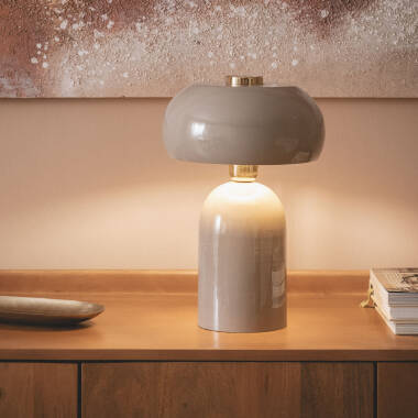 Tischlampe Metall Dhanuk