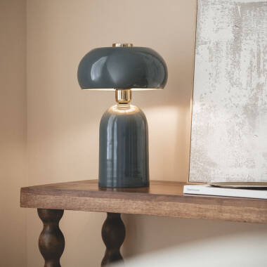 Image of Tulim Dhanuk Metal Table Lamp  Image of Tulim Dhanuk Metal Table Lamp