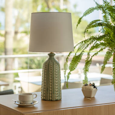 Lampa Stołowa Ceramiczna Zellin