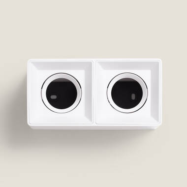 Image of Space Square Double Ceiling Spotlight