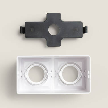 Image of Space Square Double Ceiling Spotlight