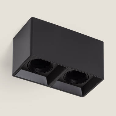 Space Square Double Ceiling Spotlight
