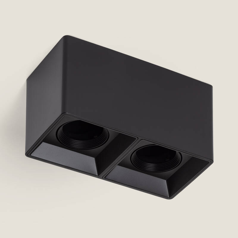 LEDKIA LIGHTING Applique Da Soffitto Quarzo Bianco In Alluminio - Per Lampadina GU10 (Non Inclusa), Dimensioni Altezza 11 Cm, Diametro 8 Cm, Per Interni O Esterni Coperti - 3