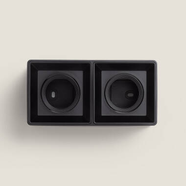 Bild von Deckenleuchte Eckig Doppelt Space