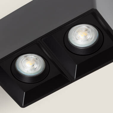 Bild von Deckenleuchte Eckig Doppelt Space