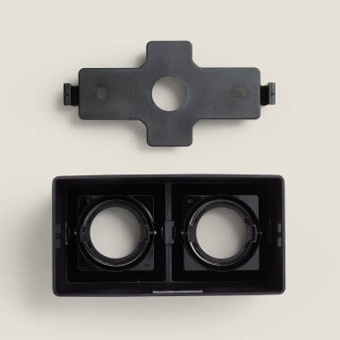 Bild von Deckenleuchte Eckig Doppelt Space