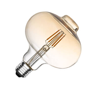 Żarówka Filament LED E27 6W 550 lm G125 Ściemnialna Ámbar