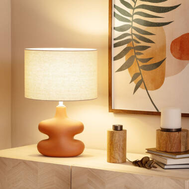 Lampa Stołowa Ceramiczna Serly