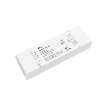 Controller LED-strip Monochroom /CCT/RGB/RGBW/RGB+CCT 12-24V SKYDANCE V5-L Compatibel met drukknop en RF-afstandsbediening