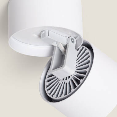 Immagine di Applique LED 15W Alluminio Circolare Bianco New Onuba Immagine di Applique LED 15W Alluminio Circolare Bianco New Onuba