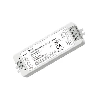 Dimmer LED-Streifen Einfarbig 12-24-48V Sanftes Ein-/Ausschalten FADE SKYDANCE V1-F Kompatibel mit Taster und RF-Fernbedienung
