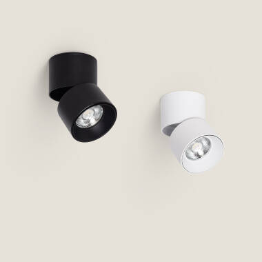 Obrázek Stropní LED Svítidlo 7W Hliníkové Kruhové New Onuba v Černé