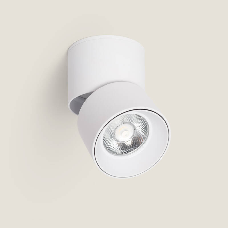Image of New Onuba Aluminium 7W White Round LED Ceiling Lamp Image of New Onuba Aluminium 7W White Round LED Ceiling Lamp