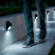 Immagine di Applique da Parete per Esterni LED Solare IP65 con Accensione Crepuscolare