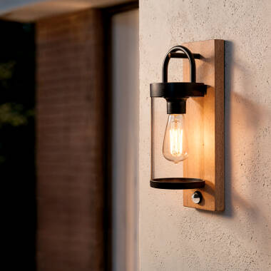 Image of Benny Outdoor Wall Lamp with PIR Motion Sensor  Image of Benny Outdoor Wall Lamp with PIR Motion Sensor